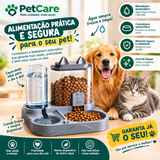 Comedouro e Bebedouro Automático 2 em 1 para Cães e Gatos  Mais praticidade, organização e cuidado para o dia a dia do seu pet