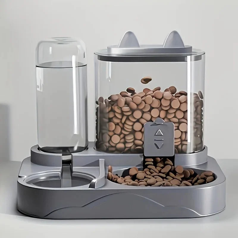 Comedouro e Bebedouro Automático 2 em 1 para Cães e Gatos  Mais praticidade, organização e cuidado para o dia a dia do seu pet