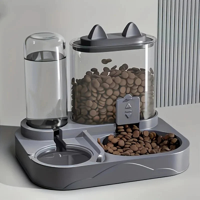Comedouro e Bebedouro Automático 2 em 1 para Cães e Gatos  Mais praticidade, organização e cuidado para o dia a dia do seu pet