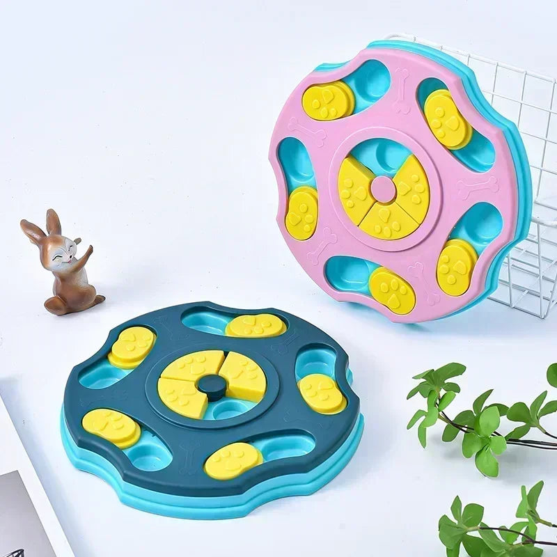 Brinquedo Interativo de Inteligência para Cães  Estimule a mente, reduza o tédio e torne cada refeição mais divertida!