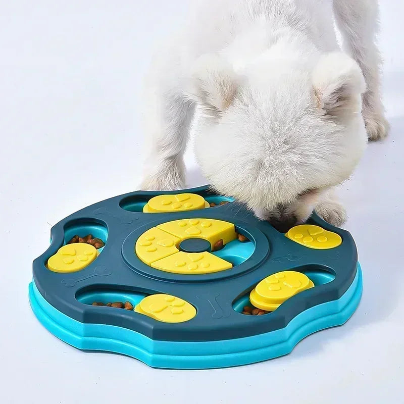 Brinquedo Interativo de Inteligência para Cães  Estimule a mente, reduza o tédio e torne cada refeição mais divertida!