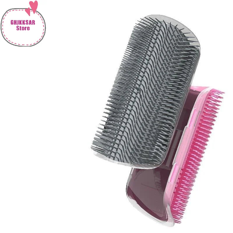 Escova de Parede para Gatos LusoPet™ – Remove Pelos e Proporciona uma Massagem Relaxante